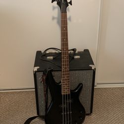Ibanez GSRM20 miKro Bass Guitar + Fender Bass Amp Rumble 40