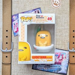 Gudetama In Ramen Boat Funko Pop - Brand New In Box