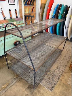 Industrial shelving cart