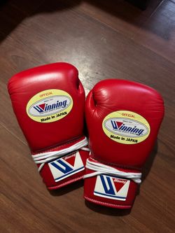 Authentic Winning Gloves ms200 8oz Lace red