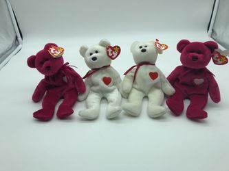 Valentino and Vanletina Beanie Babies.