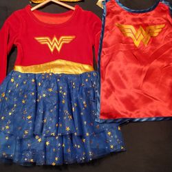 Girls Wonder Woman Costume Size 18 To 24  Month