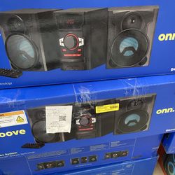 ONN GROOVE CD/Bluetooth Stereo 