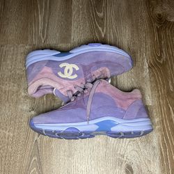 Chanel Sneakers Purple Suede- Size 40