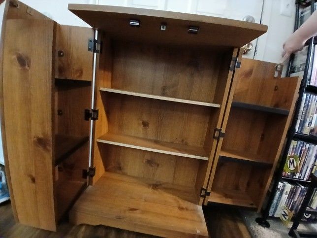 DVD Storage Cabinet With Doors