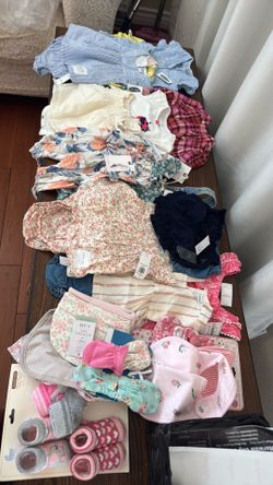 3-6 months old baby girl clothes tags on brand new lot