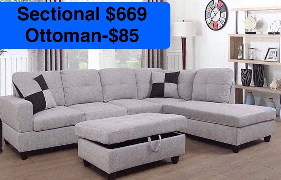 💫FREE DELIVERY💫Brand New Sectional Sofa Couch
