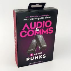 ALECK Punks Helmet Audio Bluetooth Speakers Near-Ear Mic 12hr IP65 | New in Box!