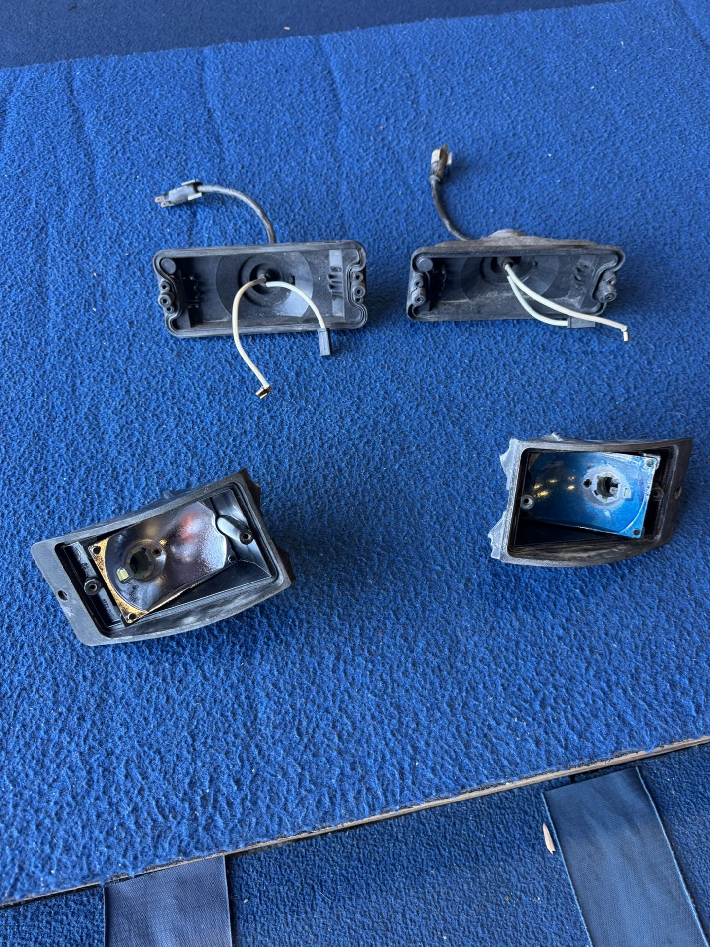 1983 Porsche 944 Fog Lights + Bumper Light Housing