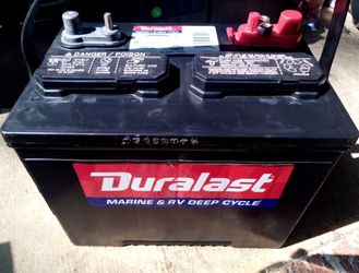 Duralast Marine RV Deep Cycle battery group 24 perfect condition