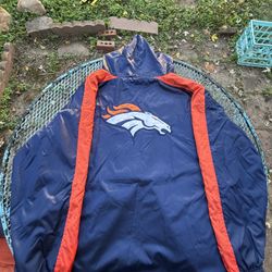 Vintage Reebok Denver Broncos Jacket XXL Fleece Lined – NFL Pullover Windbreaker – Great Condition