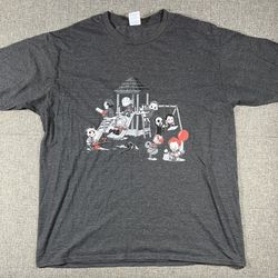 Men's Size XL Gray Baby Slasher Horror Hollywood Playground Freddy Friday 13th