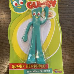 GUMBY 6" Figure - Bendable/Poseable - Stays in the Position - NJ Croce - NEW!!!! 