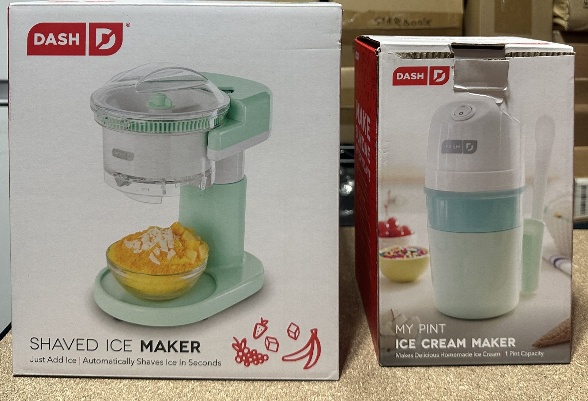 Dash shaved ice Maker And Ice Cream Maker