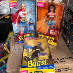 Set 3 Cajas  Super girl Wonder Woman BatGirl