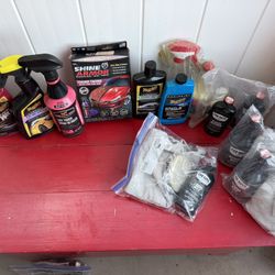 BULK - Car cleaning supplies   