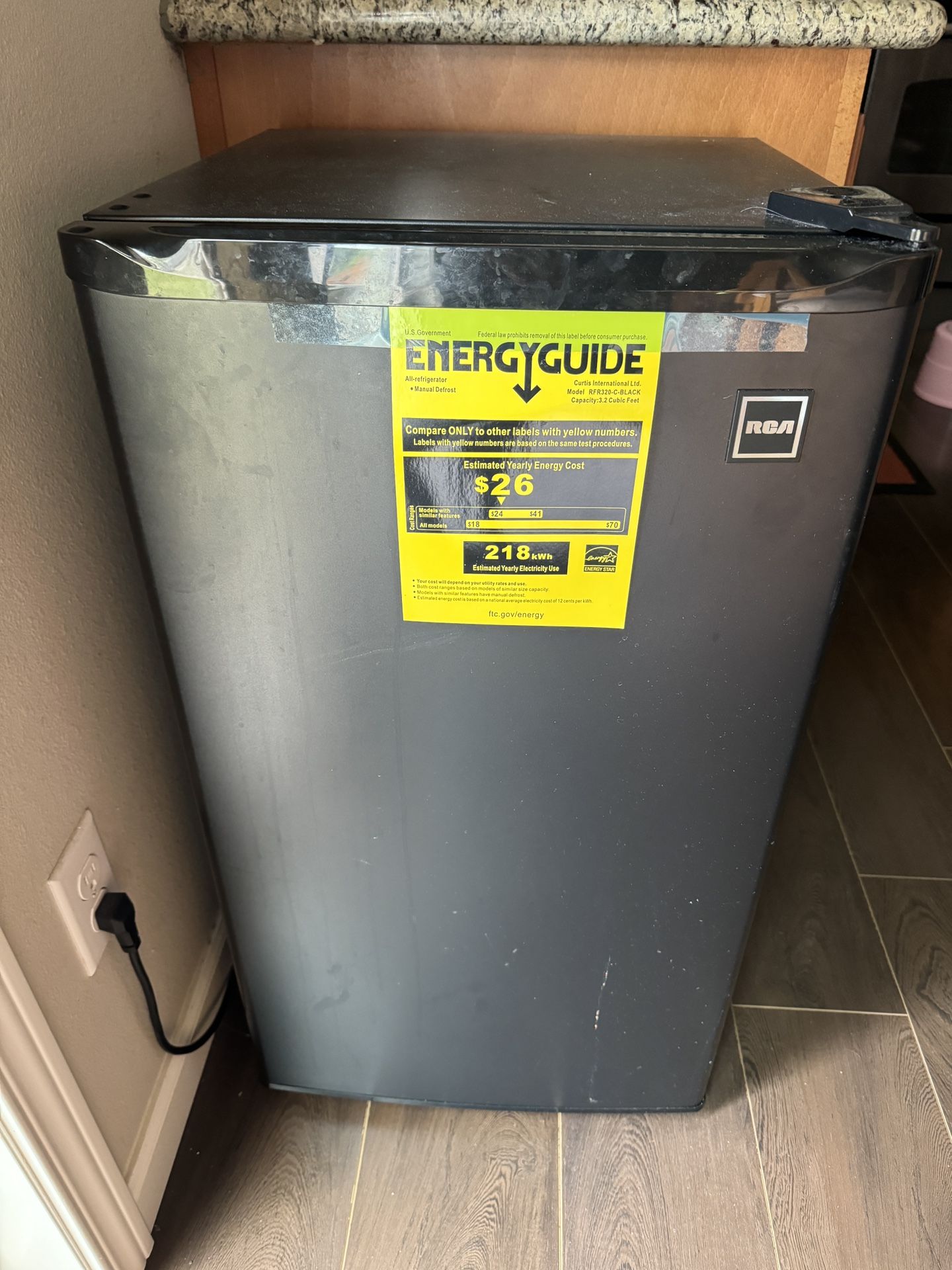 Mini RCA Refrigerator Freezer