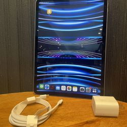 Unlocked iPad Pro 11’ M2 Chip 4th Gen (2022) WiFi+ Cellular 1 TB- Space Gray 