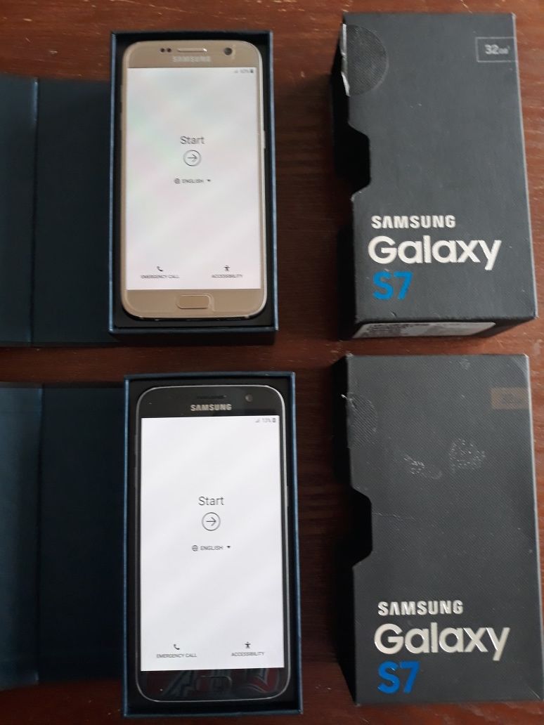 2 INTERNATIONALLY UNLOCKED SAMSUNG GALAXY S7 PHONES