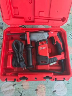 🔥$120 PRICE IS FIRM🔥Milwaukee 5263-21 5/8" SDS Rotary Hammer w/ depth rod, side handle & hard case