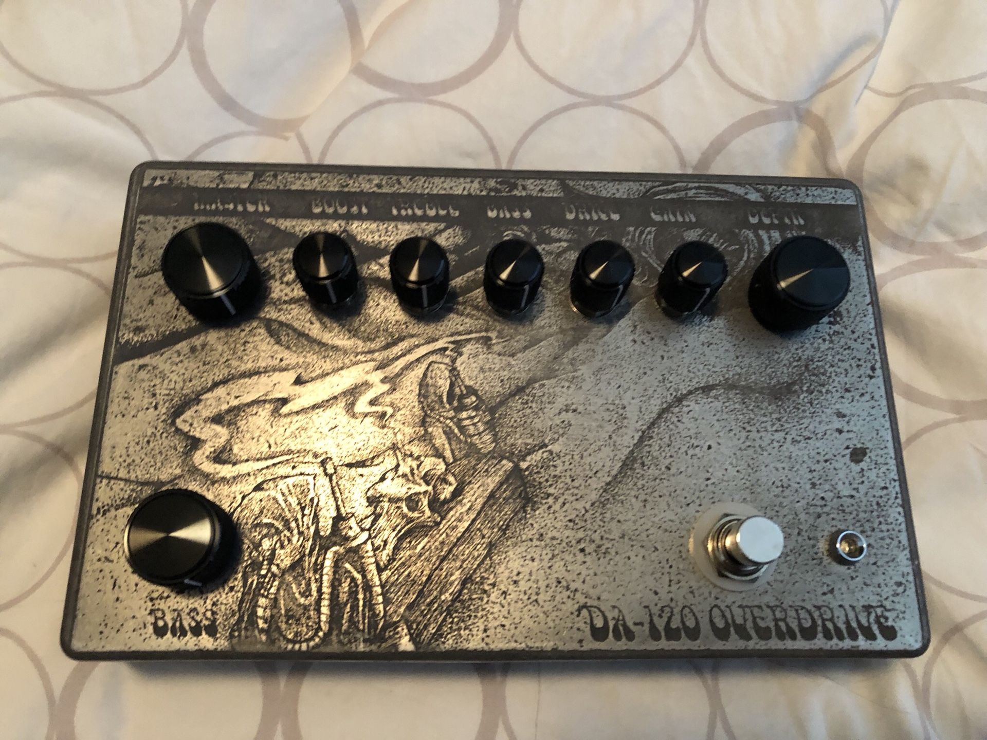 Dunwich Amplification DA120 Acid Etched Guitar Pedal