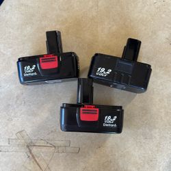 Used 19.2v Craftsman Batteries 