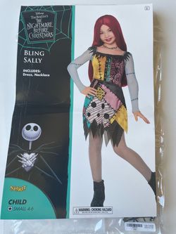 Sally Nightmare before Christmas dress and Necklace