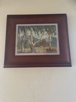 Watercolor  Painting Signed E.D. Pilkington