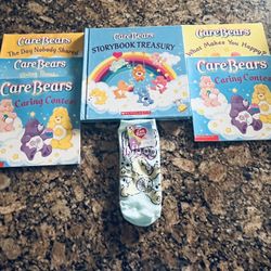 care bear books and socks 4/10