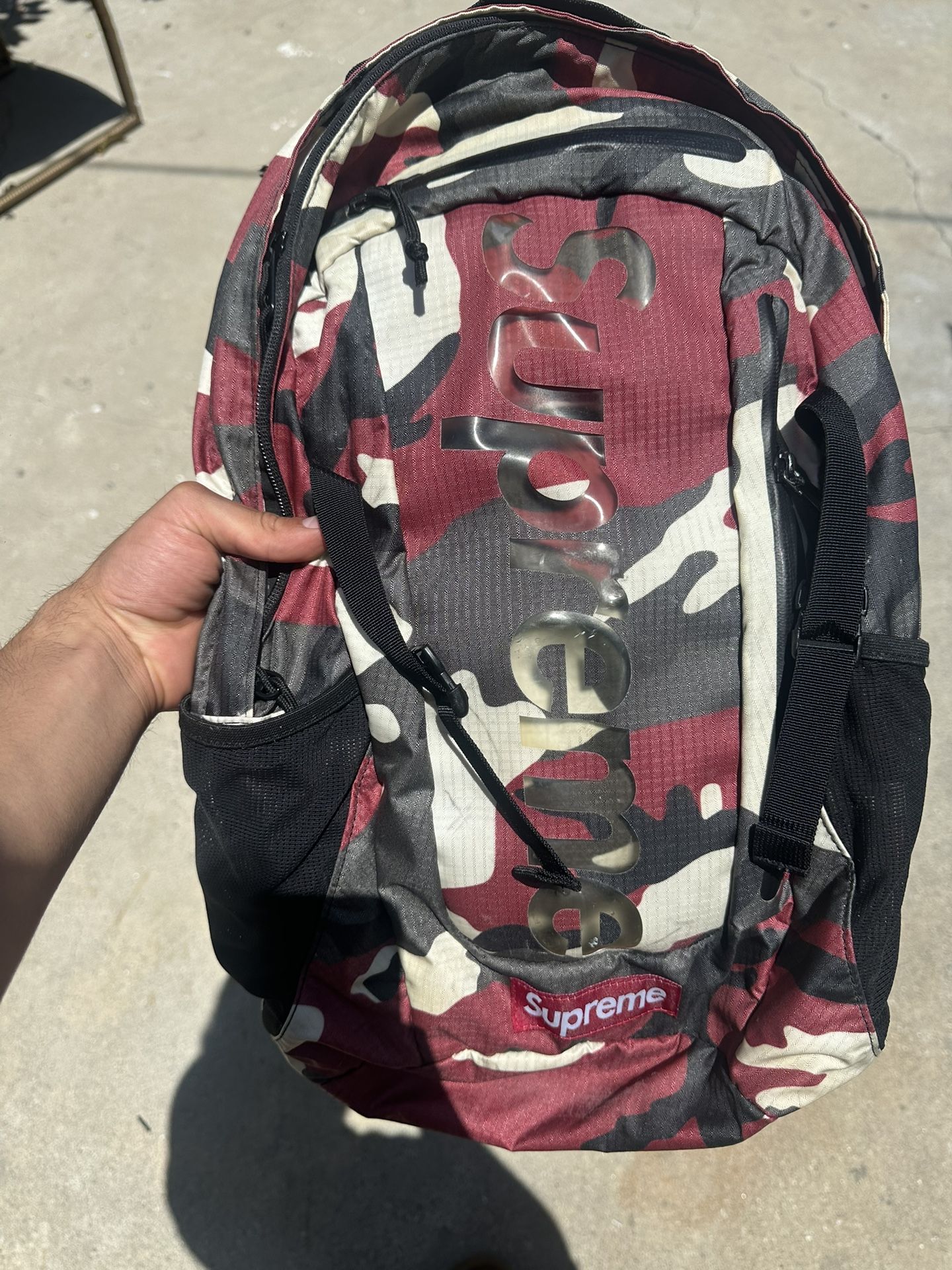 Supreme Camo Backpack