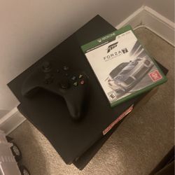 Xbox One X With  Forza Motorsport 7 And One Xbox Controller