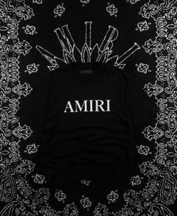 Amiri black  Graphic Logo T-Shirt Size S/M/L/XL