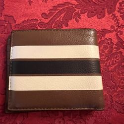 COACH VARSITY STRIPE WALLET New 