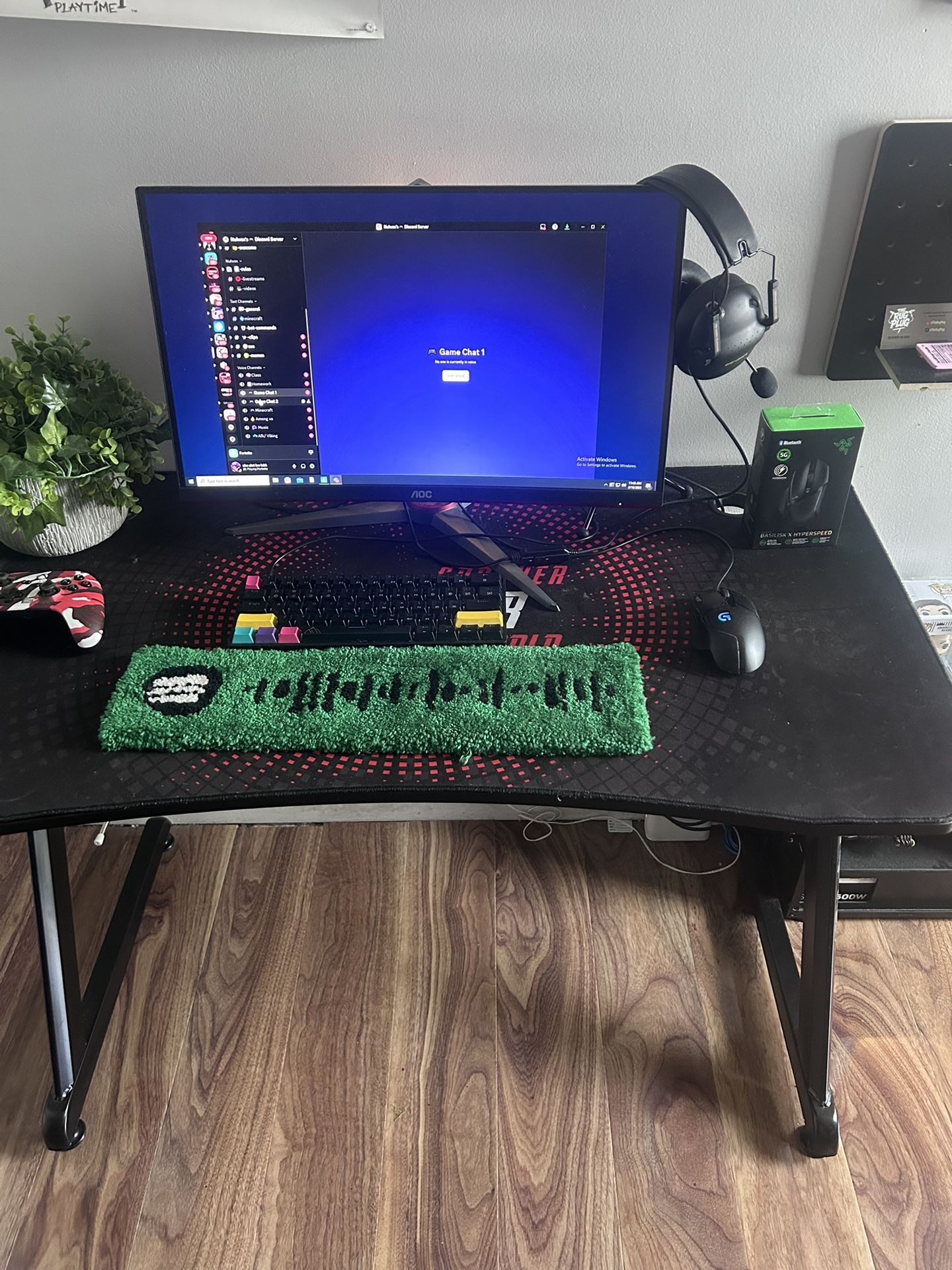 entire gaming setup