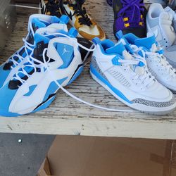 Nice nike jordan shoes size 11 like new both one price