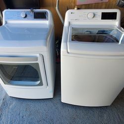 LG WASHING MACHINE & LG GAS DRYER