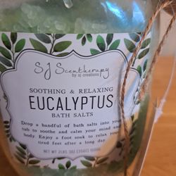 Two Pounds Of New Never Used Eucalyptus Bath Salt