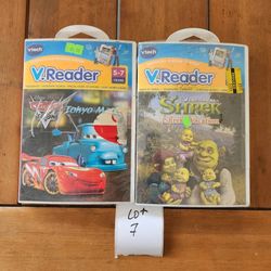 Lot #7 2pk MobiGo Games Shrek & Cars