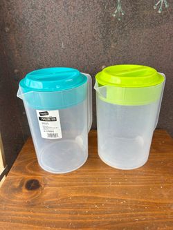 Pair of 1 gallon pitchers