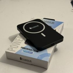 Power Vault Slim 5000mah Magnetic Wireless Portable Power Bank 