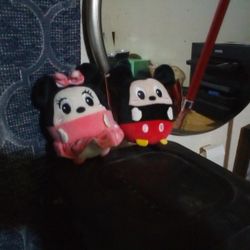 Mickey & Minnie 5in Squishmallow Plushies 