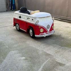 V W Bus  Kids Electric Ride In Car 