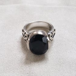 Sterling Silver & Onyx Ring (7)