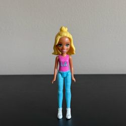 Barbie On The Go Mini Fashion Doll LA Pink Shirt 4in Articulated Mattel