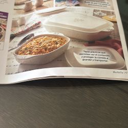 Set De 2 Moldes Para Ornear Blancos Princess House