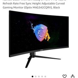 Msi Curved Computer Monitor