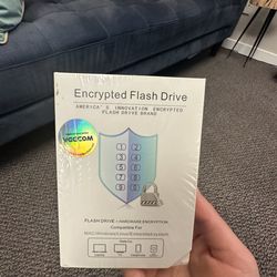Encrypted flash drive. Still in original packaging