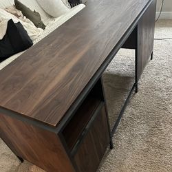 Office Desk. Part Of An L Section Desk.