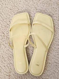 Yellow Zara Sandals Size 39