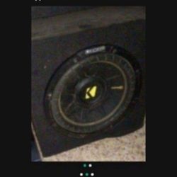 Two 10-in Kicker Speakers And Separate Boxes With 400 Watt Amp